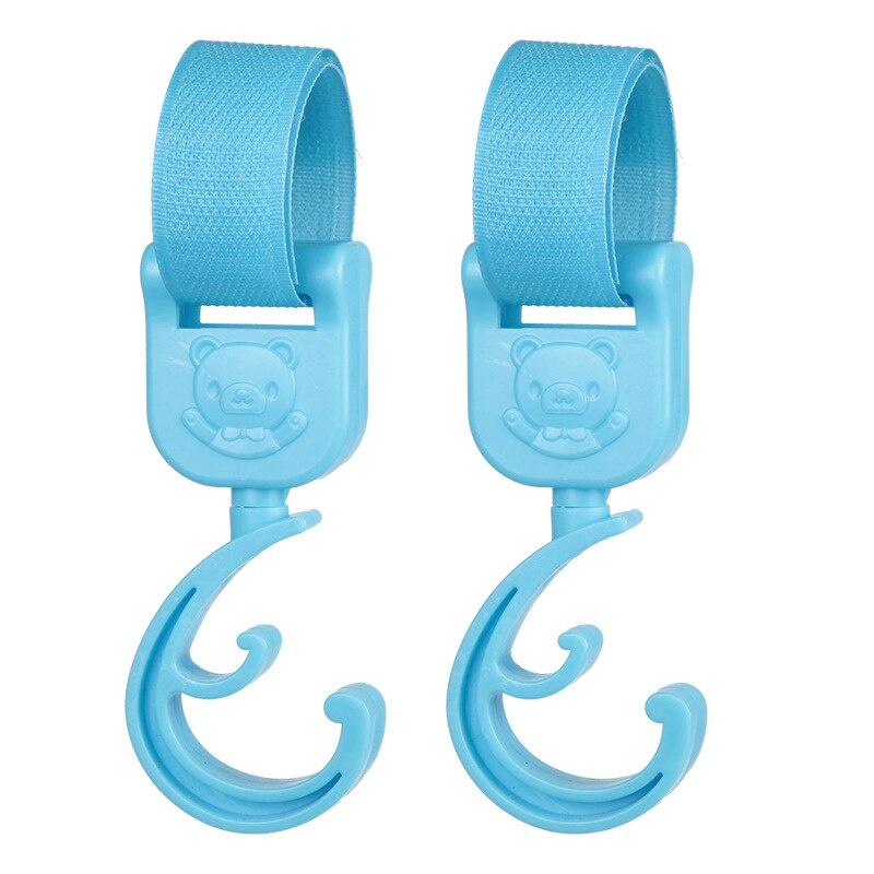 2pcs Baby Hanger Baby Bag Stroller Hooks Pram Rotate 360 Degree Baby Car Accessories Stroller Organizer Stroller Accessories