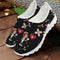 Rimocy Nurse Shoes Women Print Breathable Sneakers Woman Slip-on Light Non-slip Flats Ladies Soft Bottom Casual Sports Shoes