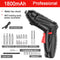 Electric Screwdriver Battery Rechargeable Cordless Screwdriver Powerful Impact Wireless Screwdriver Drill Electric Screw Driver