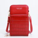 Hot Sell Mobile Phone Bags With Metal Opening Crossbody Bags Women Mini PU Leather Shoulder Messenger Bag For Girls Gift