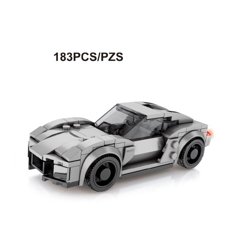 67 models City Racing Car Speed Champions Sports Building Blocks Bricks Classic Rally Super Racers F1 Great Vehicles kits toys