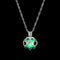 FAMSHIN Fashion Silver Color Charm Luminous Pendant Necklace Women Moon Glowing Stone Necklace Christmas Necklaces Jewelry Gifts
