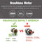 18V Brushless Electric Wrench Impact Socket Wrench 520Nm for Makita Battery Hand Drill Installation 1/2 Socket Power Tool Wrench