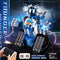MOULD KING 15059 Technical Toys The APP&amp;RC Motorized Robot With Led Part Model Intelligent Building Blocks Kids Christmas Gift