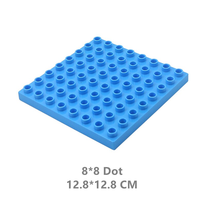 5 Sizes Big Building Plastic Blocks Base Plates Assembly Figures Comptatible Large Bricks Classic Baseplates Children Kids Toys