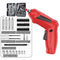 Electric Screwdriver Battery Rechargeable Cordless Screwdriver Powerful Impact Wireless Screwdriver Drill Electric Screw Driver