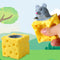 Stress-relieving pet Cheese mouse cheese pinch fun Stress ball vent squirrel cup prank toy