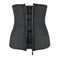 Women Latex Waist Trainer Body Shaper Corsets with Zipper Cincher Corset Top Slimming Belt Black Shapers Shapewear Plus Size