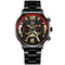 2022 Fashion Mens Stainless Steel Watches Luxury Men Sports Quartz Wrist Watch Male Business Casual Leather Watch reloj hombre