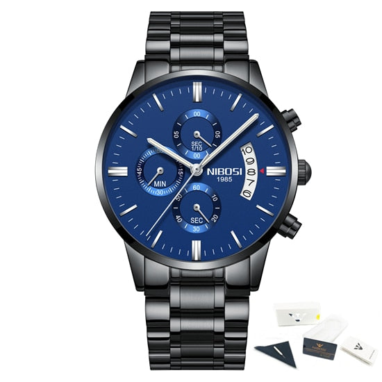 NIBOSI Relogio Masculino Mens Watches Top Brand Luxury Famous Men&