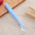 Baby Soft Silicone Spoon with Storage Box Candy Color Temperature Sensing Spoon Children Food Feeding Dishes Feeder Appliance