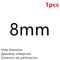 High Quality Hole Puncher Leather Hole Punch Round Steel Leather Craft Hollow Hole Punch 1mm-25mm Gaskets Plastic Rubber Tools