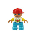 Big Size Action Figures City Princess Policemen Family Building Block Doll Character Accessory Toys Assembly Children Kids Gift