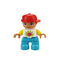 Big Size Action Figures City Princess Policemen Family Building Block Doll Character Accessory Toys Assembly Children Kids Gift