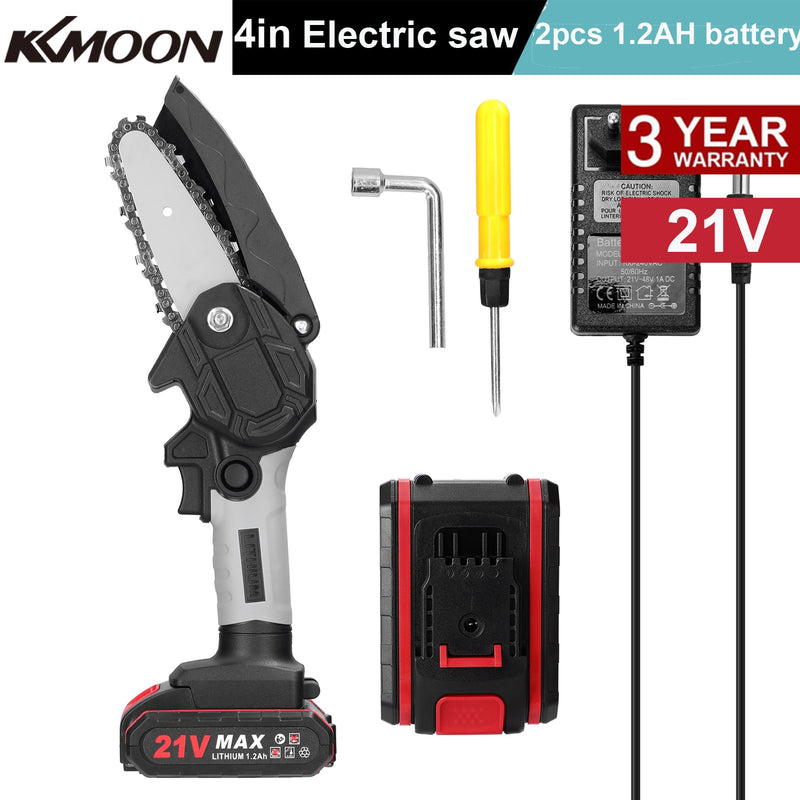 Portable Electric Pruning Saw Rechargeable Small Electric Saws Woodworking One-handed Electric Saw Garden Logging Mini Chain Saw