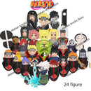 Naruto Sasuke Kakashi Akatsuki bricks Building Blocks Anime cartoon Mini Action Figures Heads Assembly Toys kids Christma Gifts