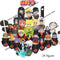 Naruto Sasuke Kakashi Akatsuki bricks Building Blocks Anime cartoon Mini Action Figures Heads Assembly Toys kids Christma Gifts