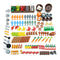Food Building Blocks City Friend Accessories Bread Chips Roast Chicken Pizza Hot Dog Fish Fruit Carrot Basket Classic DIY Bricks