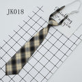 Shirt Necktie Women College Style JK Plaid Uniform  Detachable Collars Removable Ties Apparel Accessories галстук женский