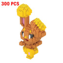 Pokemon Small Building Pokemon Blocks Small Cartoon Picachu Animal Model Education Game Graphics Pokemon Toys For Kids Birthday