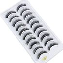 NEW 10 Pairs Natural False Eyelashes Fake Lashes Long Makeup 3d Mink Lashes Extension Eyelash Mink Eyelashes for Beauty 54