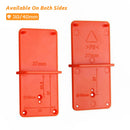 Hinge Hole Drilling Guide Plastic 35mm Woodworking Punch Opener Locator for Cabinets Installation DIY Template Woodworking Tools
