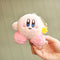 Kirby Keychain Kawaii 12Cm Cartoon Pink Star Keyring Soft Stuffed Plush Toys Cute Gifts Plushies For Girls Friends Childrens