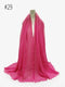 Pleated Plain Hijab Scarf Muslim Women Cotton Crinkle Headband Veil Scarves 2021 Fashion Islamic Headscarf Head Wraps Turban