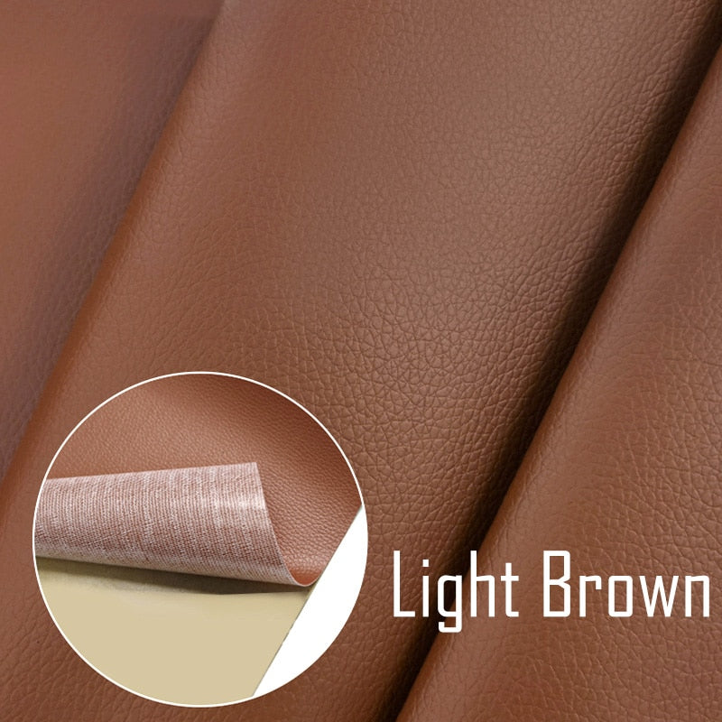 Self Adhesive Leather for Sofa Repair Patch Furniture Table Chair Sticker Seat Bag Shoe Bed Fix Mend PU Artificial Leather Skin