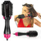 3 In1 Hair Curler Dryer Brush Electric Blow Dryer Comb Hair Curling Wand Detachable Brush Kit Negative Ion Straightener