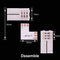 LED Strip Solderless Led Connector 2/3/4/5PIN  L/T/X Shape Corner Connector For 10mm WS2811 WS2812 3528 5050 RGB Led Strip Light