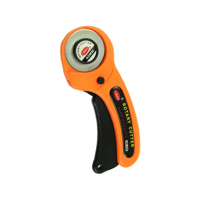 LeatherCraft 45mm Rotary Cutter Leather Cutting Tool Fabric Cutter Circular Blade DIY Patchwork Sewing Quilting Fit Olfa Cut