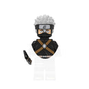 Naruto Sasuke Kakashi Akatsuki bricks Building Blocks Anime cartoon Mini Action Figures Heads Assembly Toys kids Christma Gifts