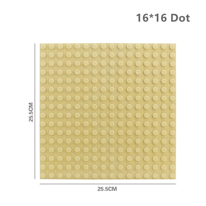 5 Sizes Big Building Plastic Blocks Base Plates Assembly Figures Comptatible Large Bricks Classic Baseplates Children Kids Toys