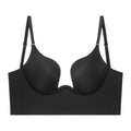 Push Up Bra Backless Women Bras Low Cut Sexy Plunge Brassiere Open Back Wedding Underwear Invisible Seamless Deep U Lingerie