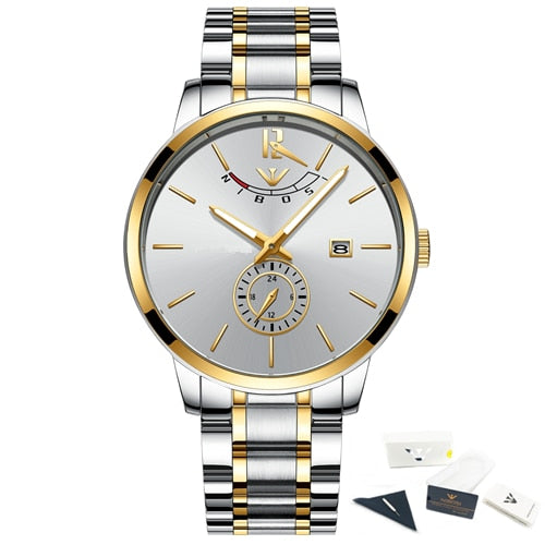 NIBOSI Relogio Masculino Mens Watches Top Brand Luxury Famous Men&