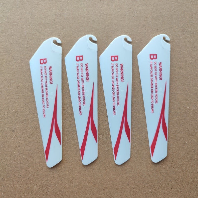4pcs AB 9CM spare blades Fans Props for r/c mini helicopter rotor rc CH002 CH023  Drone Copter Toys Spare Parts Accessories