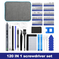 Precision Electric Screwdriver 24 Pcs S2 Alloy Steel Bit Screwdrivers Type-C Fast Charging Screwdriver Set Repair Power Tools