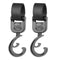 2pcs Baby Hanger Baby Bag Stroller Hooks Pram Rotate 360 Degree Baby Car Accessories Stroller Organizer Stroller Accessories