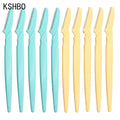 3/10/15 Pcs Professional Trimmer Safe Blade Shaping Knife Eyebrow Blades Face Hair Removal Scraper Shaver Makeup Beauty Tools