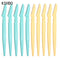 3/10/15 Pcs Professional Trimmer Safe Blade Shaping Knife Eyebrow Blades Face Hair Removal Scraper Shaver Makeup Beauty Tools