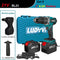21V 13MM Brushless Electric Drill 115N/M 4000mah Battery Cordless Screwdriver With Impact Function Can Drill Ice Power Tools
