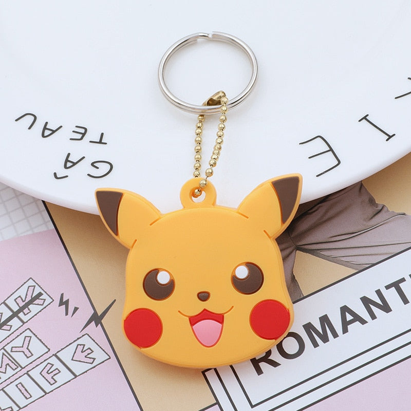 Kawaii Sanriod Accessories Kitty kuromi My Melody Cartoon Silicone Case Backpack Pendant Keychain Anime Toys for Girls Gifts