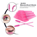 Eyelash Extension Supplies Set Lashes Micro Brush Tape Glue Ring Eye Patches Disposable Mascara Wands Applicator Eyelashes Tool