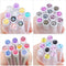 20Pcs Reusable Eyebrow Brush Tube Dust-Proof Eyelash Brush Tube Replaceable Makeup Brushes Mascara with New Eyelash Resin Drill