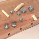 6/8/10/12mm Panel Furniture Positioning Carpentry Log Dowel Tips Round Log Pin Locator Wooden Pin Center Punching Accessories