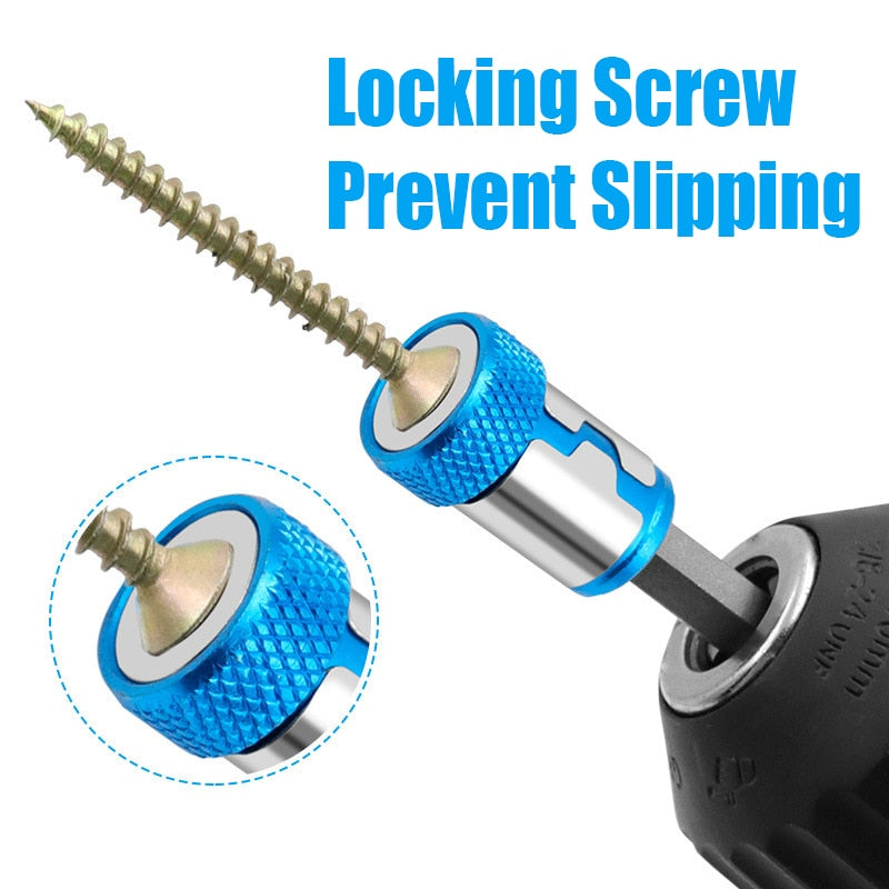 6.35mm Universal Magnetic Ring Alloy Magnetic Ring Screwdriver Bits Anti-corrosion Strong Magnetizer Drill Bit Magnetic Ring