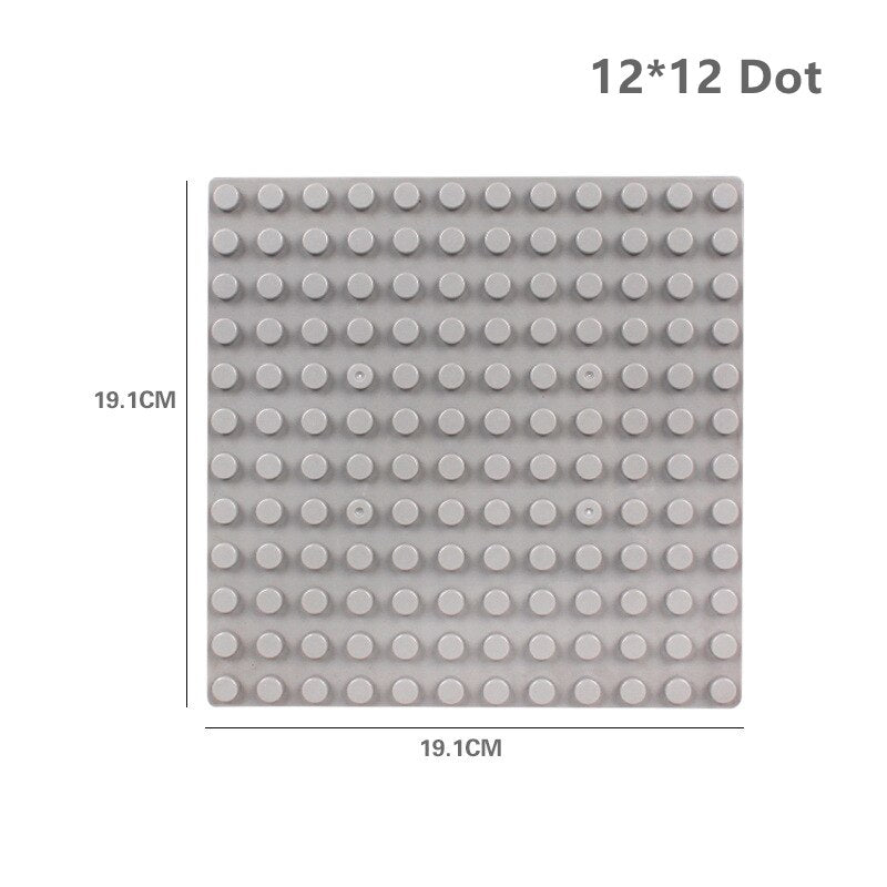 5 Sizes Big Building Plastic Blocks Base Plates Assembly Figures Comptatible Large Bricks Classic Baseplates Children Kids Toys