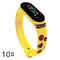 Pokemon Strap LED Electronic Watch Fashion Colorful Bracelet Touch Waterproof Anime Character Pikachu Educational Children&