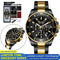 100%Original WISHDOIT Watch for Men TOP Brand Waterproof Sports Stainless Steel Chronograph 2021New Fashion Luxury Wristwatches